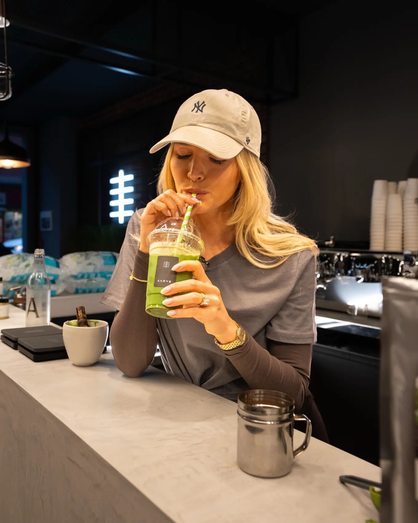 The KARVE café counter